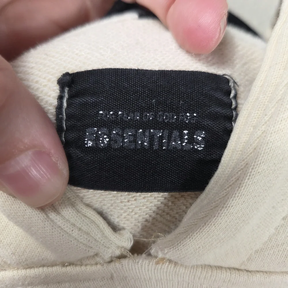 Fear of God Essentials‎ Hoodie Cream/Oatmeal Size Medium